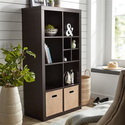Better homes and gardens 8 cube organizer - Better Homes & Gardens 71" Ashwood Road 5 Shelf Bookcase Black Easy Assembly USA. $117.17. Was: $125.99. Free shipping. or Best Offer.